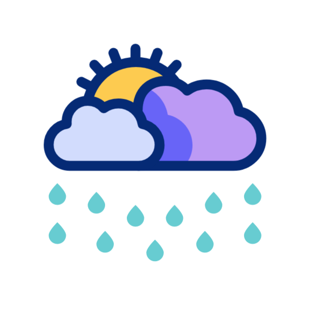 Rain animation in Panna Tiger Safari