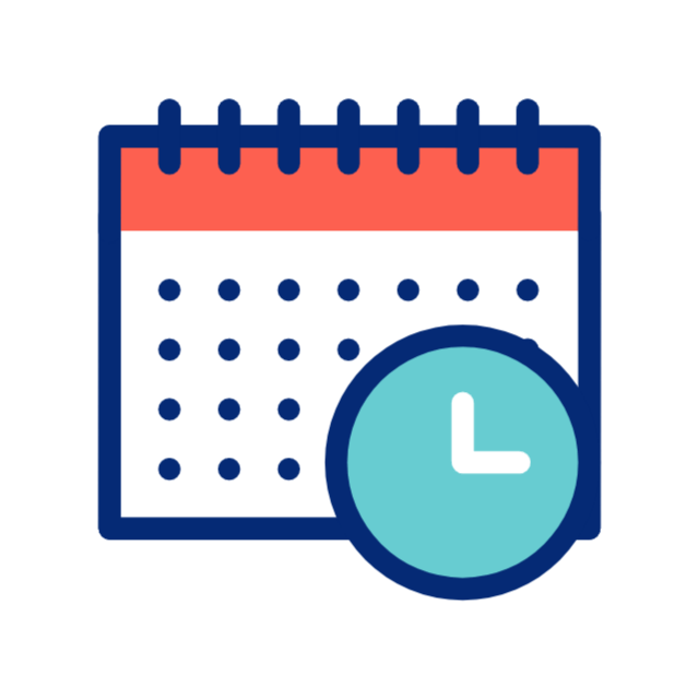 Upcoming events calender and clock icon for Panna Tiger Safari